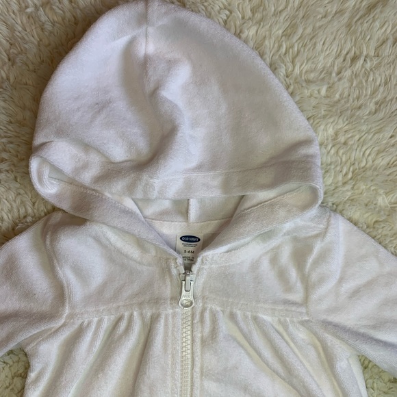 Lightweight baby girl zip up sweater - Picture 3 of 6